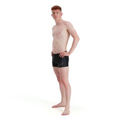 Spodenki kąpielówki męskie Speedo Medley Logo Aquashort. Czarne kąpielówki męskie Speedo, m, bez wzorów. Za 89.99 zł.