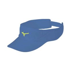 Czapka przeciwsłoneczna Mizuno Drylite Niebieska. Niebieskie czapki damskie Mizuno, bez wzorów, sportowe. Za 94.99 zł.