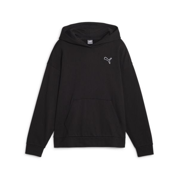 Damska bluza Better Essentials z kapturem PUMA Black. Czarne bluzy damskie Puma, s, bez wzorów, z bawełny, bez ramiączek, z kapturem. Za 212.85 zł.