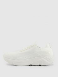 4F Niskie sneakersy sportowe VELOCORE damskie - białe 36. Białe obuwie sportowe damskie 4F, bez wzorów, z dzianiny, bez zapięcia. Za 299.99 zł.