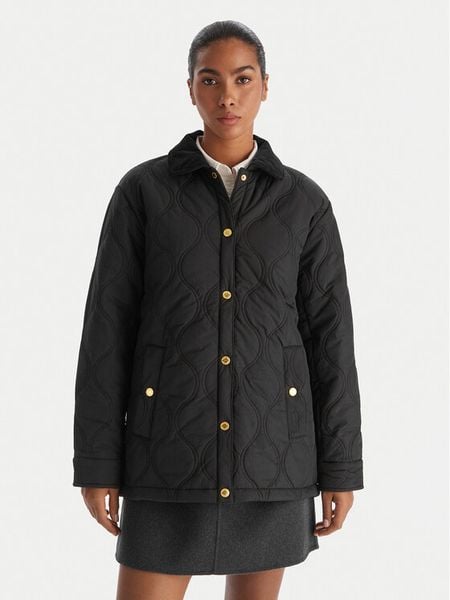 Hunter Kurtka przejściowa Witton HARW0004252 Czarny Regular Fit. Czarne kurtki damskie Hunter, m, bez wzorów, z syntetyku, bez kaptura. Za 629.99 zł.