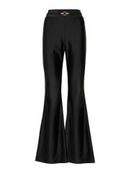 Just Cavalli Legginsy 81PAC101 J0108 Czarny Flared Leg. Czarne legginsy damskie Just Cavalli, bez wzorów, z syntetyku. Za 624.99 zł.
