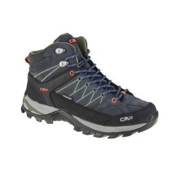 Buty trekkingowe męskie, CMP Rigel Mid. Brązowe trekkingi męskie CMP, z materiału, bez zapięcia. Za 319.09 zł.