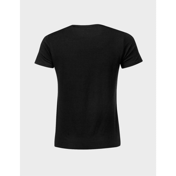 Koszulka damska Halti Tuntu Merino. Czarne koszulki sportowe damskie Halti, bez wzorów, bez ramiączek. Za 399.99 zł.