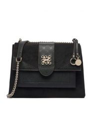 Nine West Torebka EO-MINIMAL CHIC-TK26009 Czarny. Czarne listonoszki damskie Nine West, bez wzorów, ze skóry, bez dodatków. Za 349.99 zł.