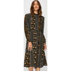 Vero Moda - Sukienka. Czarne sukienki damskie Vero Moda, na co dzień, m, bez wzorów, z elastanu, casualowe, bez kołnierzyka, bez ramiączek, maxi, proste. W wyprzedaży za 129.90 zł.