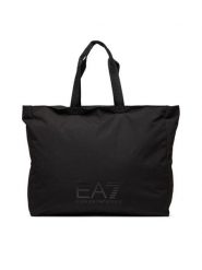 EA7 Emporio Armani Torebka 7X000114 AF13820 UC001 Czarny. Czarne shopperki damskie EA7 Emporio Armani, bez wzorów, z materiału, bez dodatków. Za 459.99 zł.
