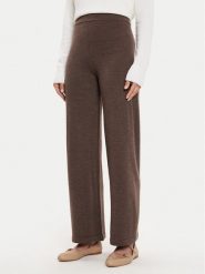 Max Mara Leisure Spodnie materiałowe Epopea 2426336038600 Brązowy Regular Fit. Brązowe spodnie materiałowe damskie Max Mara Leisure, bez wzorów, z materiału. Za 619.99 zł.