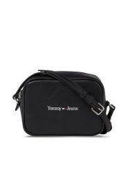 Tommy Jeans Torebka Camera Bag AW0AW15029 Czarny. Czarne listonoszki damskie Tommy Jeans, bez wzorów, z jeansu, bez dodatków. Za 179.99 zł.