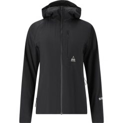 Damska kurtka wodoodporna SOS Ben Nevis. Czarne kurtki sportowe damskie SOS, bez wzorów, bez ramiączek, bez kaptura, trekkingowe. W wyprzedaży za 420.50 zł.