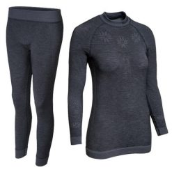 Damska bielizna termoaktywna Blizzard Viva Long Merino. Szara bielizna sportowa damska BLIZZARD, l, bez wzorów, z wełny. W wyprzedaży za 399.99 zł.