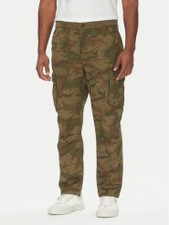 Aeronautica Militare Spodnie materiałowe 251PA1653CT3502 Zielony Regular Fit. Zielone spodnie materiałowe męskie Aeronautica Militare, bez wzorów, z bawełny. Za 439.99 zł.
