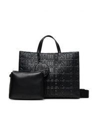 Steve Madden Torebka Bphantom SM13002233 Czarny. Czarne shopperki damskie Steve Madden, bez wzorów, ze skóry, bez dodatków. Za 659.99 zł.