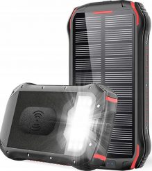 Powerbank Aiko Indukcja 20W 26800mAh Czarno-czerwony. Czarne powerbanki Aiko. Za 239.99 zł.