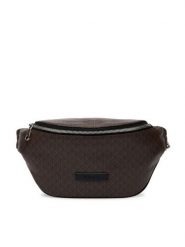 Calvin Klein Nerka Emblem Aop Coated Waistbag LV04D3135G Brązowy. Brązowe saszetki i nerki męskie Calvin Klein, bez wzorów, ze skóry. Za 369.99 zł.