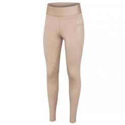 Legginsy do jazdy konnej damskie EQUESTRIAN QUEEN Salford 24SS z pełnym lejem. Brązowe legginsy damskie EQUESTRIAN QUEEN, bez wzorów. Za 290.99 zł.