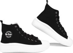 Lee Cooper Buty damskie Lee Cooper czarno-białe LCW-23-44-1629LA 39. Białe obuwie sportowe damskie Lee Cooper, bez wzorów, bez zapięcia. Za 124.32 zł.