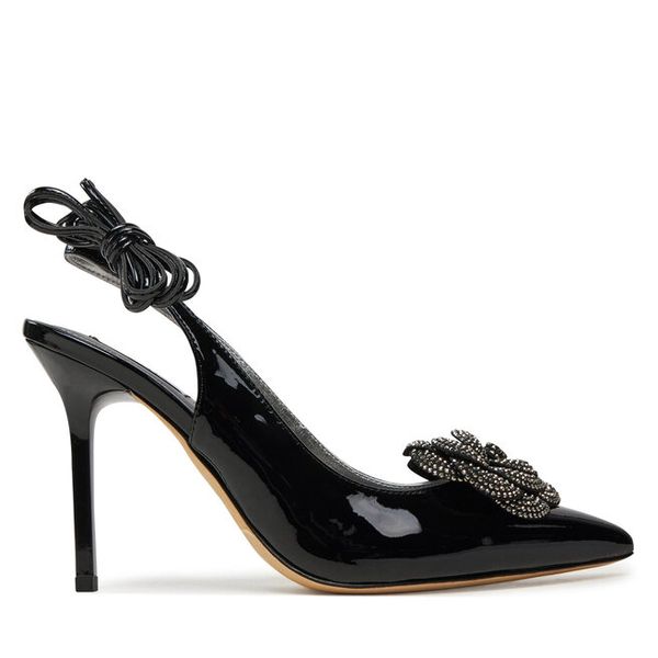 Szpilki Marella. Czarne szpilki damskie Marella, bez wzorów, bez obcasa, na szpilce, bez zapięcia. Za 619.99 zł.