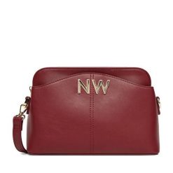 Torebka Nine West. Czerwone listonoszki damskie Nine West, bez wzorów, bez dodatków. Za 199.99 zł.