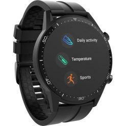 Inteligentny Zegarek Dla Dorosłych Unisex SWB26T (baterie W Zestawie). Czarne zegarki męskie PRIXTON, bez wzorów, z materiału, metalowe. Za 312.99 zł.