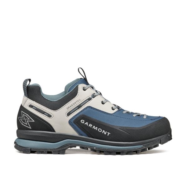 Buty turystyczne Garmont Dragontail Tech Geo. Niebieskie buty zimowe męskie Garmont, bez wzorów, bez obcasa, bez zapięcia. W wyprzedaży za 664.00 zł.