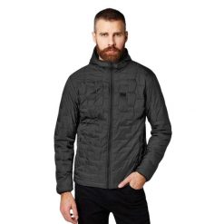 Damska kurtka z kapturem Helly Hansen lifaloft insulator. Czarne kurtki sportowe damskie Helly Hansen, na zimę, xl, bez wzorów, bez ramiączek, z kapturem, narciarskie. W wyprzedaży za 851.40 zł.