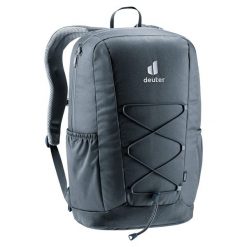 Plecak miejski Deuter Gogo - black/black. Czarne plecaki męskie Deuter, bez wzorów, z materiału. Za 225.49 zł.