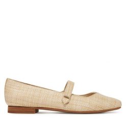Baleriny Toms. Brązowe balerinki damskie Toms, bez wzorów, bez obcasa, bez zapięcia. Za 249.99 zł.