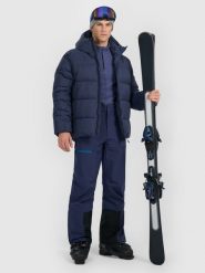 4F Spodnie narciarskie softshellowe membrana 10000 męskie - granatowe 3XL. Niebieskie spodnie sportowe męskie 4F, m, bez wzorów, z materiału, narciarskie. Za 699.99 zł.