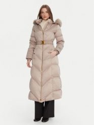 Marciano Guess Płaszcz zimowy 5BGL39 7374A Écru Regular Fit. Płaszcze damskie Marciano Guess, na zimę, z aplikacjami, z syntetyku, bez kołnierzyka, bez kaptura. Za 1,669.00 zł.