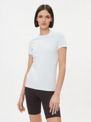 Puma T-Shirt Classics 535610 Błękitny Tight Fit. Niebieskie t-shirty damskie Puma, xl, bez wzorów, z bawełny, bez kołnierzyka, bez ramiączek. Za 89.99 zł.