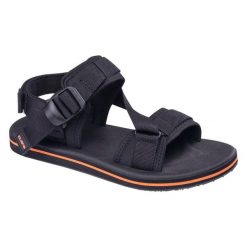 Sandały Męskie Ramir. Czarne buty zimowe męskie IGUANA, bez wzorów, sportowe, bez zapięcia. Za 70.99 zł.