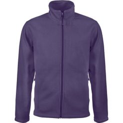 Kurtka z mikropolaru z zamkiem błyskawicznym Kariban Falco. Fioletowe kurtki męskie KARIBAN, m, bez wzorów, bez kaptura. Za 145.00 zł.