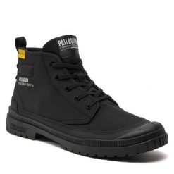 Trapery Palladium. Czarne trapery damskie Palladium, bez zapięcia. Za 379.99 zł.