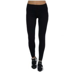 Legginsy Damskie Żakard Engineered. Czarne legginsy damskie Converse, bez wzorów, z materiału. Za 87.50 zł.