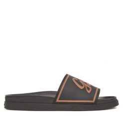Klapki Gant. Czarne klapki męskie GANT, bez wzorów, bez zapięcia. Za 189.99 zł.