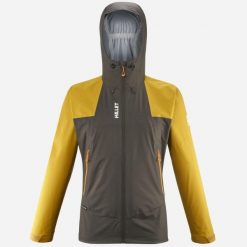 Kurtka trekkingowa męska MILLET M Fitz Roy wodoodporna Zielony. Zielone kurtki męskie Millet, l, bez wzorów, z materiału, z kapturem. Za 559.00 zł.