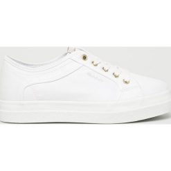 Gant - Buty Aurora. Białe obuwie sportowe damskie GANT, bez wzorów, z gumy, bez zapięcia. W wyprzedaży za 239.90 zł.