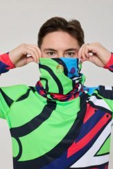 Komin Fresh Prince X. Czerwone szaliki męskie OOSC, bez wzorów, z elastanu. Za 98.99 zł.