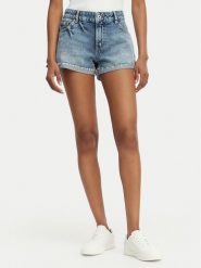 HUGO Szorty jeansowe Galimon 50559052 Niebieski Regular Fit. Niebieskie szorty damskie Hugo, bez wzorów, z bawełny. Za 349.99 zł.