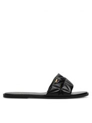 MEXX Klapki WYL021123-02 Czarny. Czarne klapki damskie Mexx, bez wzorów, z syntetyku, bez obcasa, bez zapięcia. Za 99.99 zł.