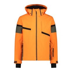 Kurtka męska narciarska CMP 34W4677. Brązowe kurtki sportowe męskie CMP, na zimę, m, bez wzorów, bez kaptura, narciarskie. Za 720.00 zł.