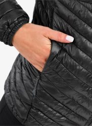 Kurtka ocieplana damska Haglofs L.I.M Mimic Hood. Szare kurtki sportowe damskie Haglöfs, l, bez wzorów, z materiału, bez ramiączek, bez kaptura, trekkingowe. Za 845.15 zł.