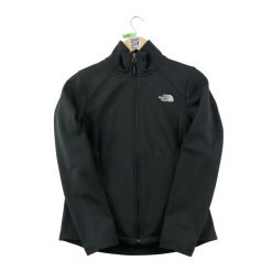 Second life - Kurtka polarowa damska WindWall - Stan bardzo dobry. Czarne kurtki sportowe damskie The North Face, s, bez wzorów, z polaru, bez ramiączek, bez kaptura, trekkingowe. Za 228.66 zł.