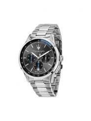Maserati Zegarek Sorpasso R8873624008 Srebrny. Szare, analogowe zegarki męskie maserati, bez wzorów, srebrne. Za 1,289.00 zł.