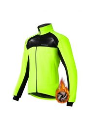 Kurtka Zimowa Termiczna Unisex Wiatroszczelna. Żółte kurtki sportowe damskie ROCKBROS, na zimę, l, bez wzorów, z materiału, bez ramiączek, bez kaptura, do biegania. Za 446.84 zł.
