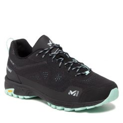 Trekkingi Millet. Czarne obuwie sportowe damskie Millet, bez wzorów, bez zapięcia, trekkingowe. Za 519.99 zł.