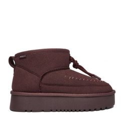 Śniegowce Roxy. Fioletowe śniegowce damskie Roxy, bez zapięcia. Za 249.99 zł.