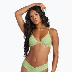 Góra od stroju kąpielowego Billabong Tanlines Reese Underwire. Zielone bikini Billabong, m, bez wzorów. Za 99.99 zł.