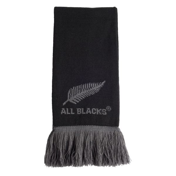 SZALIK ALL BLACKS. Czarne szaliki damskie Adidas, bez wzorów, z materiału. Za 129.00 zł.